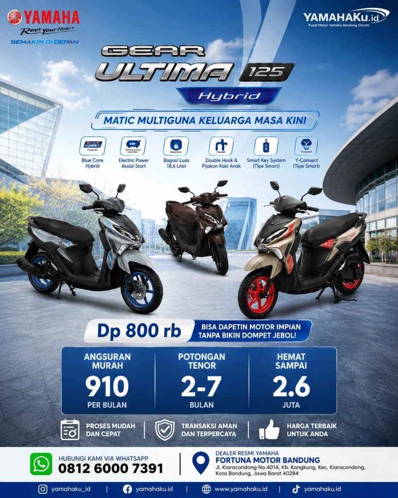 Harga Yamaha Gear 125 Ultima Series Bandung 2026