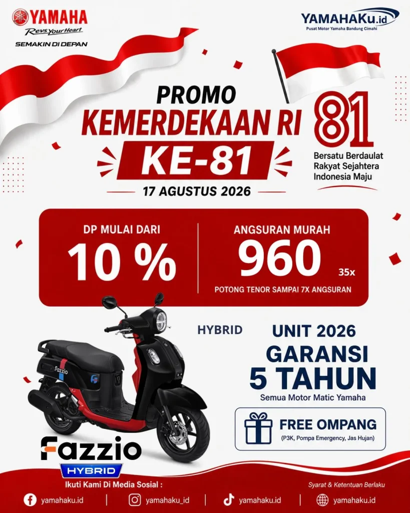 Promo yamaha fazzio hybrid bandung cimahi